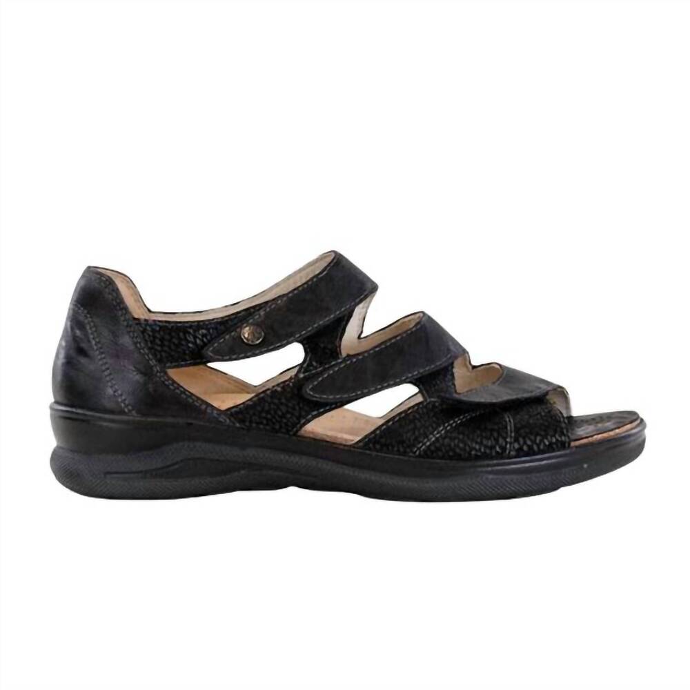 NEW FIDELIO women's hilani sandal in black